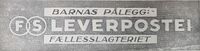Leverpostei fra Fellesslagteriet, annonse fra ca 1931.