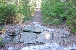 Lille Bjartbakken, rester av hoppet. Foto: Kjetil Ree (2019).