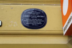 Lille Grensen i Oslo blå plakett.JPG