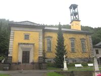 Lille kapell ved Drammen krematorium, inne på Bragernes kirkegård. Foto: Stig Rune Pedersen