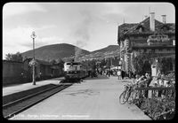 Lillehammer hadde daglig anløp av dieselelektrisk lyntog på 1960-tallet. Kilde: Norske jernbanestasjoner Origo.