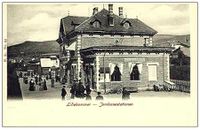 Lillehammer stasjon rundt år 1900. Kilde: Norske jernbanestasjoner Origo.