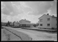 Boligområde i Nordahl Griegs gate i Lillestrøm, 1954