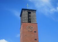 80. Lillestrøm kirke tårn 2013.jpg