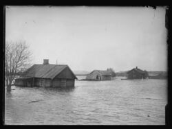Lillestrømmen flommen 1916 - no-nb digifoto.