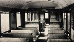 Lokaltog interiør 1935.