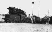 Lokomotiveksplosjon på Strømmen stasjon 22.12.1888.