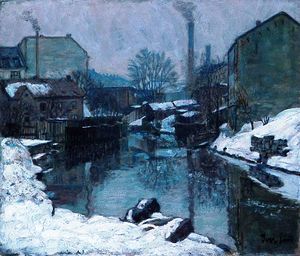 Lund, I - Fra Akerselven u år.jpg