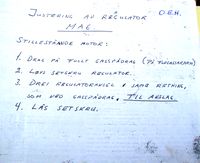 MAG-Hugselapp regulatorjustering