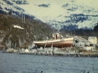 MB «Rolf» på slipp i Holmen