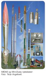 MIDAS og Mini-Dusty nyttelaster.