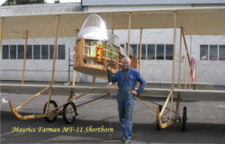 Maurice Farman MF-11 Shorthorn bygd på Kjeller.