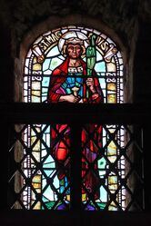 Glassmaleri av St. Magnus. Foto: Joshua K.P. Warren