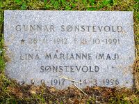 Gravminnet til komponist-ekteparet Maj og Gunnar Sønstevold. Foto: Stig Rune Pedersen