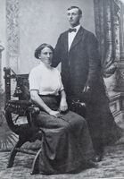 Maren og Olaf Vestli - Bryllupsbilde 16. mai 1916