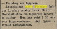 Marie Finnskog HaugesundsAvis 28april1916.JPG