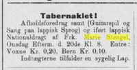 Foredrag i Trondheim i 1895