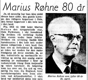 Marius Røhne Aftenposten 1963.JPG