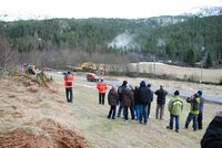 Ei lita salve i skogen gav markeringa
