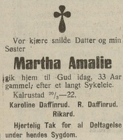 150. Martha Daffinrud dødsannonse.png