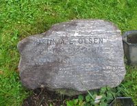 Martin Olsen, medlem av Oslogjengen, er gravlagt på Ris kirkegård. Foto: Stig Rune Pedersen