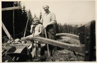 Mathisrud Midtre. Foto: ukjent (familien Jemtland)