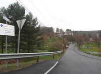 Maurtuveien fører til Klemetsrud kirke. Foto: Stig Rune Pedersen
