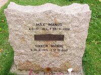 Max Manus' gravminne på Asker kirkegård. Foto: Stig Rune Pedersen