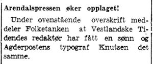Melding om opplagsøking i Arbeider-Avisen 24.4.1940.jpg