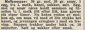 Melkesuppe faksimile 1939 Erken.jpg