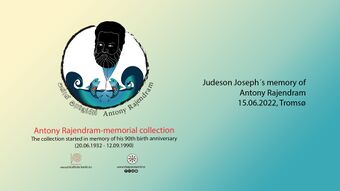 Memory collection of Antony Rajendram Judeson Joseph.jpg