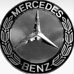 Mercedes Benz logo.