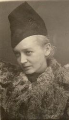Det siste bildet som ble tatt av Mia Andersen, den 9. september 1937, fire måneder før hun døde av tuberkulose. Foto: Ukjent