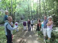 Middelalderdagene i 2010. Knut Lande er omviser.