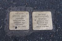 Grønlandsleiret 6: Herman David Dickman og Meyer Fischel Dickman.