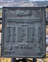 Nærbilde av minnesmerket ved selve ulykkesstedet. Foto: Helge Asperheim (2021)