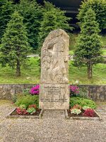 Minnesmerke for Martin Linge i Måløy. Foto:Siri Iversen (2024)