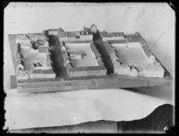 Modell av en del av det gamle Christiania.