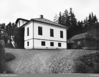 Hovedbygningen på Montebello, oppført 1830. Foto: Anders Beer Wilse/Oslo Museum (ca 1910).