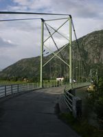Øybrua sett fra bysiden. Fotograf: Zahl