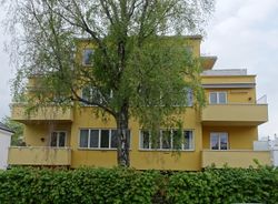 Munthes gate 38, oppført i 1936 i funksjonalisme, ark. Nissen og Brynning. Foto: Jan-Tore Egge (2019).