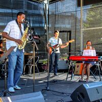 La Banda Mix i Vaterlandsparken 4. juni 2011. Foto: Leif-Harald Ruud