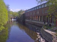 Fabrikklokaler etter Myrens verksted.