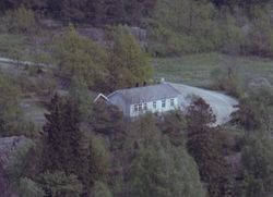 Nærum skole i 1961. Luftfoto.