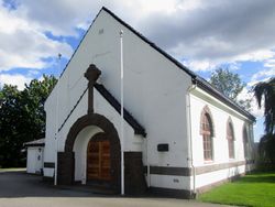 Gravkapell fra 1914 på Nøtterøy kirkegård. Foto: Stig Rune Pedersen