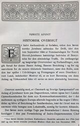 Norsk Hoved-Jernbane i femti Aar. 1854-1904. Oversigt.