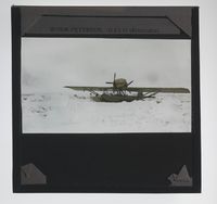 NPRA68. Et av flyene ved 88 grader nord. Foto: Nasjonalbiblioteket