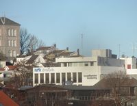 NRK Østafjells sin avdeling i Tønsberg har adresse Øvre Langgate 50. Foto: Stig Rune Pedersen