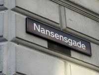 Nansensgade i København. Gata er oppkalt etter Hans Nansen (1598-1667), borgermester i København. Han var en av Fridtjof Nansens forfedre. Foto: Stig Rune Pedersen (2013)