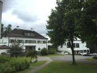 Villa Thallaug, eldste del av Nansenskolen på Lillehammer (t.v.), 1918. Foto: Elin Olsen